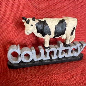 Country Cow Sign