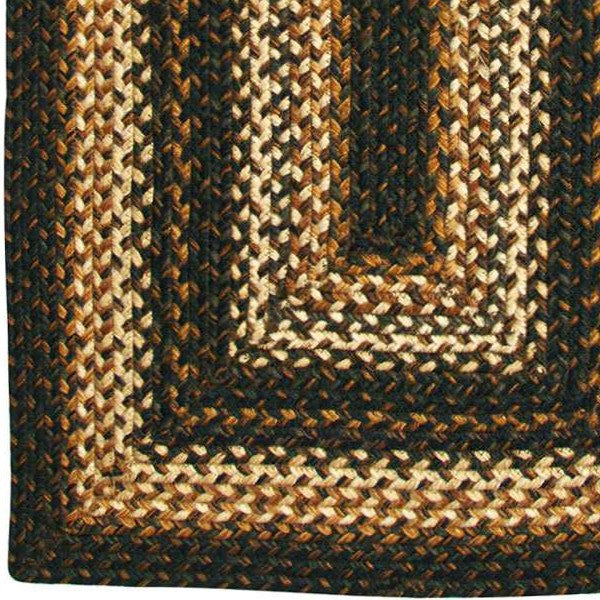 Kilimanjaro Jute Braided Rug Country Primitive Braided Jute Rug by