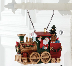 Resin Santa Train With Toys and LED Light Arrow Replacement Sign