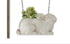 Tan Faux Stone Rabbit Planter Arrow Replacement Sign