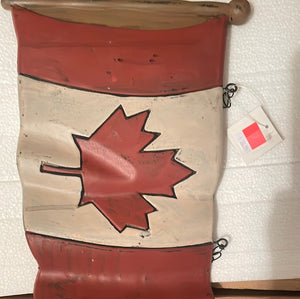 Canadian Flag Arrow Replacement Sign - SOLD AS IS
