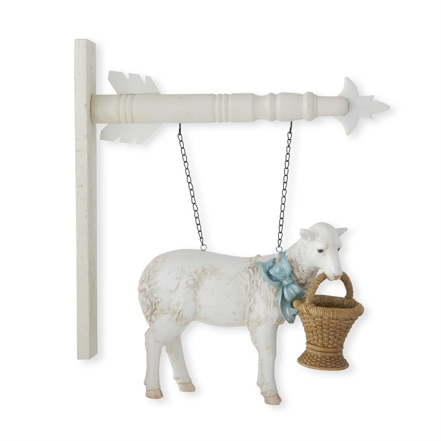 Sheep with Basket Arrow Replacement Sign