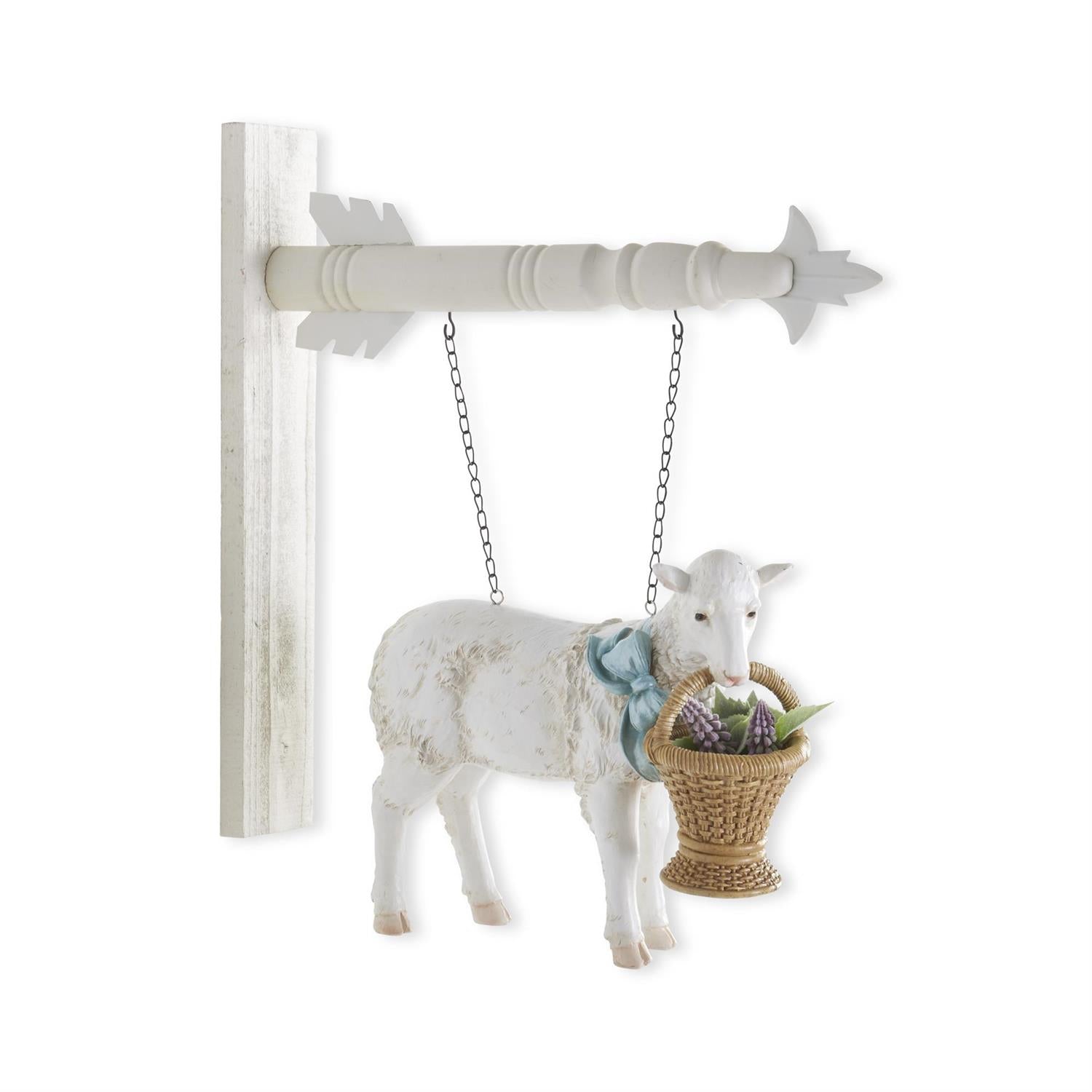 Sheep with Basket Arrow Replacement Sign
