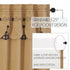 Pip Vinestar Short Panel with Attached Scalloped Layered Valance Set of 2