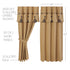 Pip Vinestar Short Panel with Attached Scalloped Layered Valance Set of 2