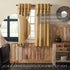 Pip Vinestar Short Panel with Attached Scalloped Layered Valance Set of 2