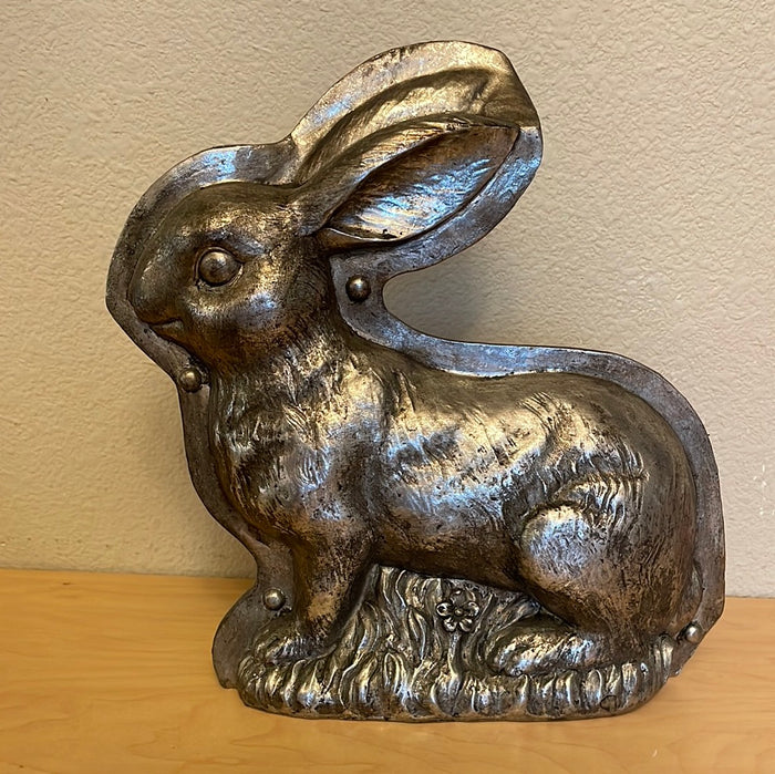 Silver Rabbit (Vintage Chocolate Mold Look)