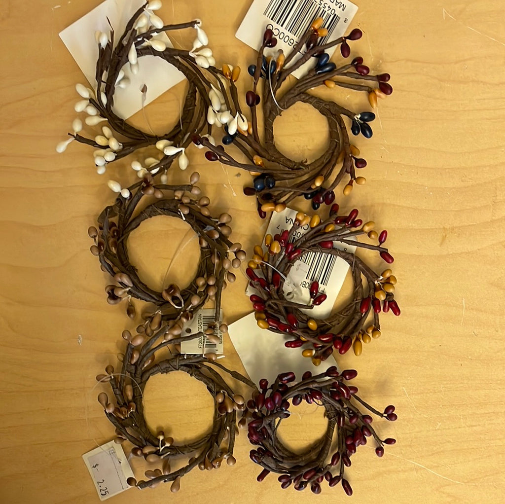 PIP Berry Candle Rings - Lot of 6