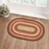 Ginger Spice Jute Braided Rug
