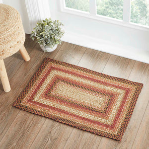 Ginger Spice Jute Braided Rug