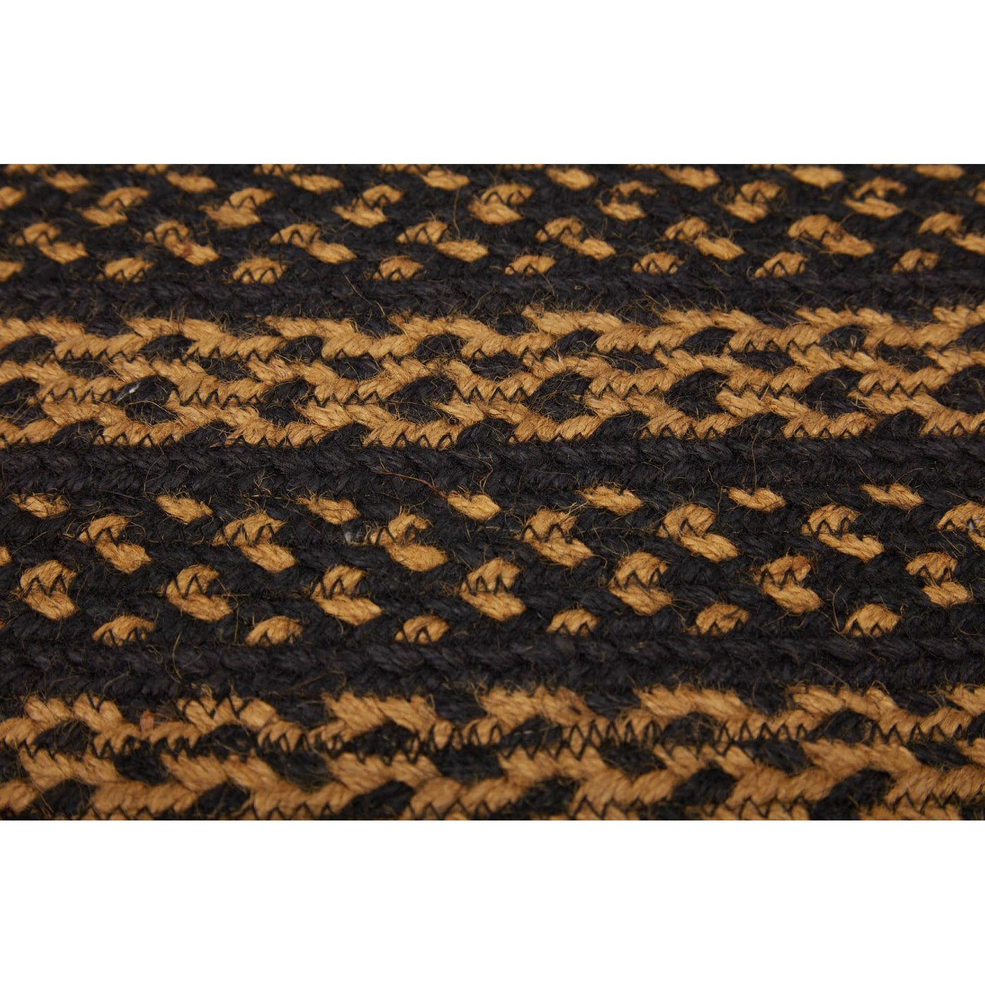 Black and Tan Jute Braided Rug – DL Country Barn