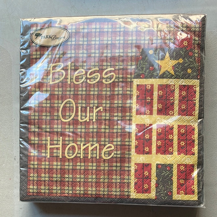 "Bless Our Home" Lunch Paper Napkins