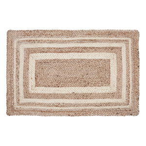 Natural & Creme Jute Braided Rug