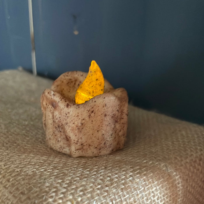 Primitive Ivory Votive Battery operated Candles