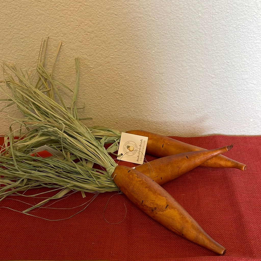 Carrot Gourds - Set of 3
