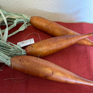Carrot Gourds - Set of 3