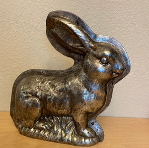 Silver Rabbit (Vintage Chocolate Mold Look)
