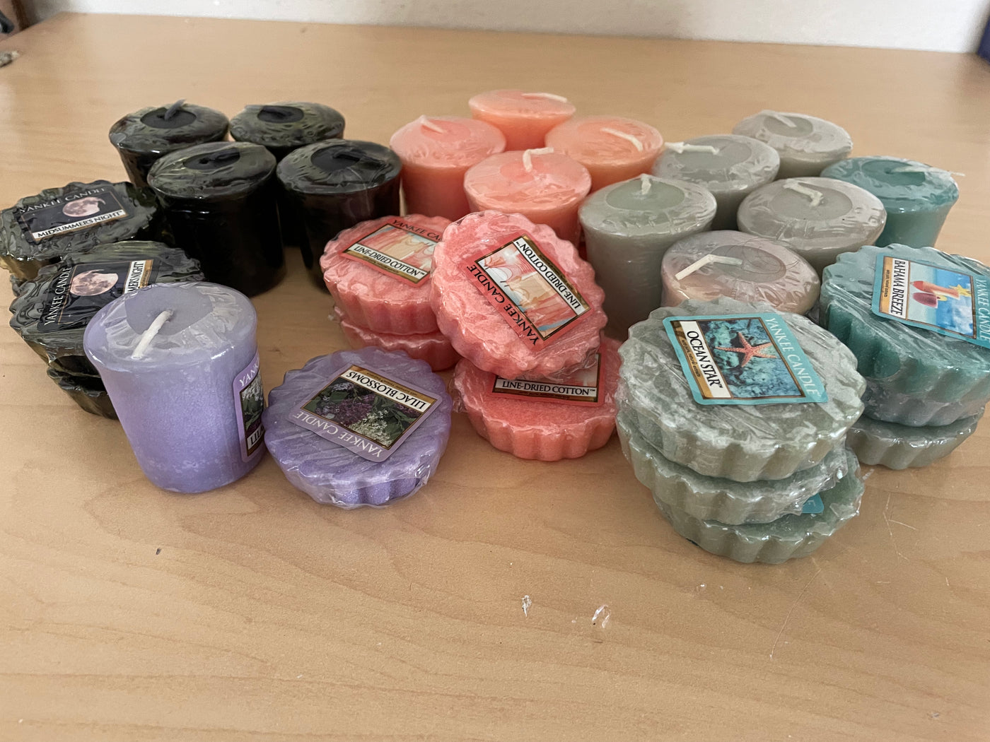 Yankee Candle Tarts Wax Melts Lot Of 9