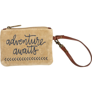 Adventure Awaits Small Wristlet