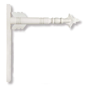 Arrow Replacement Signs - Holder / Hanger / Bracket - White