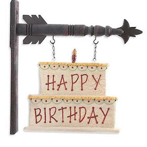 Happy Birthday Cake Arrow Replacement by K&K Interiors