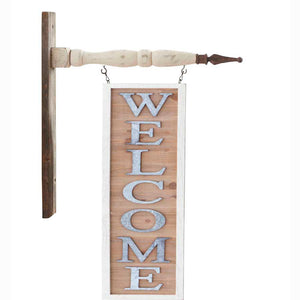 19" Wood & Tin WELCOME Arrow Replacement Sign