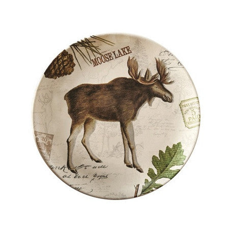 Wildlife Trail Moose Salad Plates - Set of 4 by Park Designs | Ceramics Collection