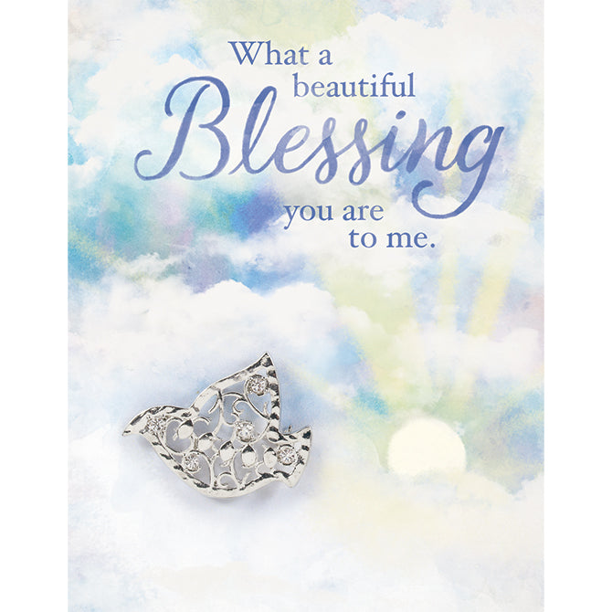 "Blessing" Brooch Greeting Card