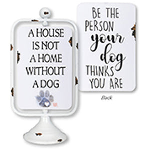 "Dog" Reversible Table Sign