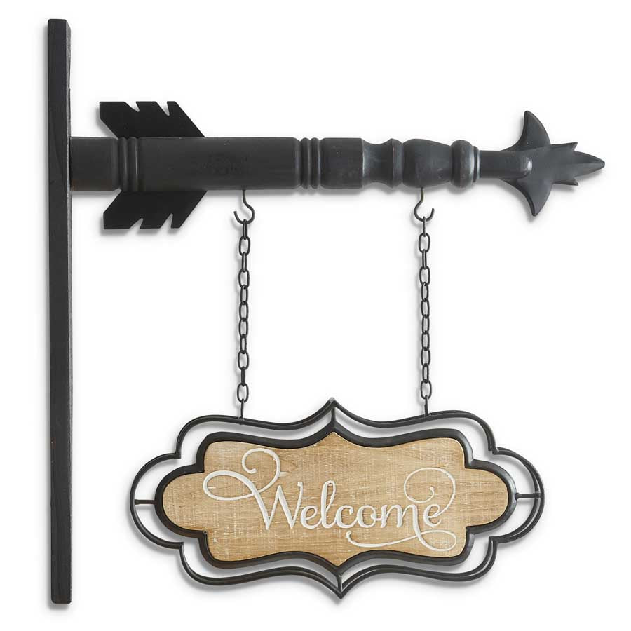 13" Double-Sided WELCOME Arrow Replacement Sign