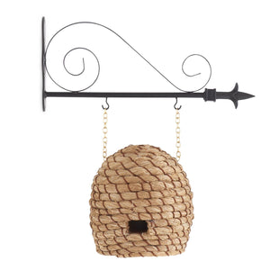 Natural Grass Beehive Arrow Replacement Sign (Shown with Metal Hanger)