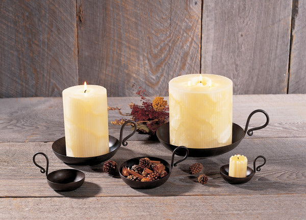 Iron Candle Dish
