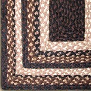 Mocha/Frappuccino C-313 Jute Braided Rug