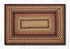 Black Cherry/Chocolate/Cream C-371 Jute Braided Rug - Rectangular