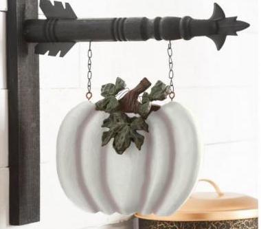 Whitewashed Pumpkin Arrow Replacement Sign