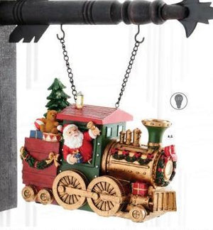 Resin Santa Train With Toys and LED Light Arrow Replacement Sign