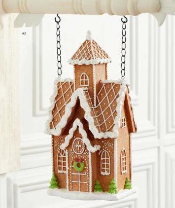Frosted Gingerbread House Arrow Replacement Sign by K&K Interiors