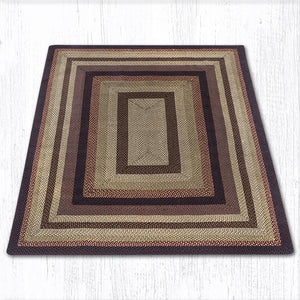 Black Cherry/Chocolate/Cream C-371 Jute Braided Rug
