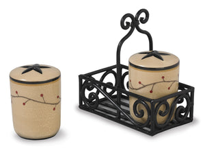 Star Vine Salt Pepper Set