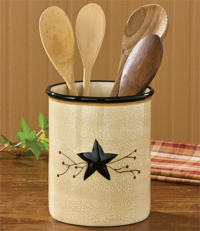 Star Vine Utensil Crock