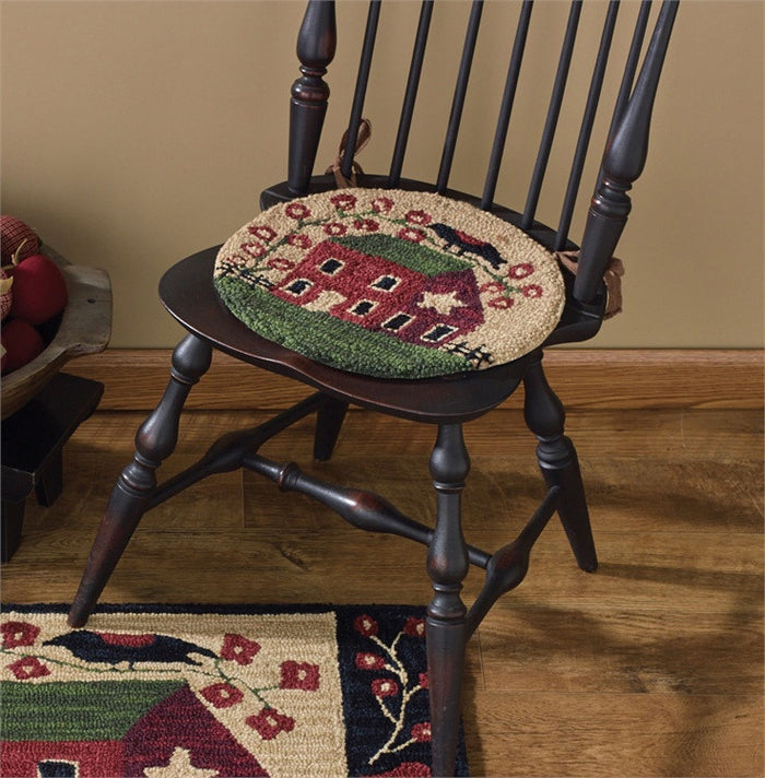 Red House Hooked Chair Pad - Set of 4
