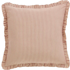 Kendra Stripe Red Euro Sham 26 inch