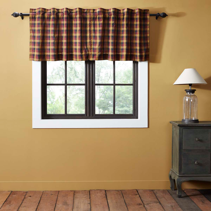 Heritage Farms Primitive Check Tier Curtains