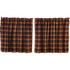 Heritage Farms Primitive Check Tier Curtains