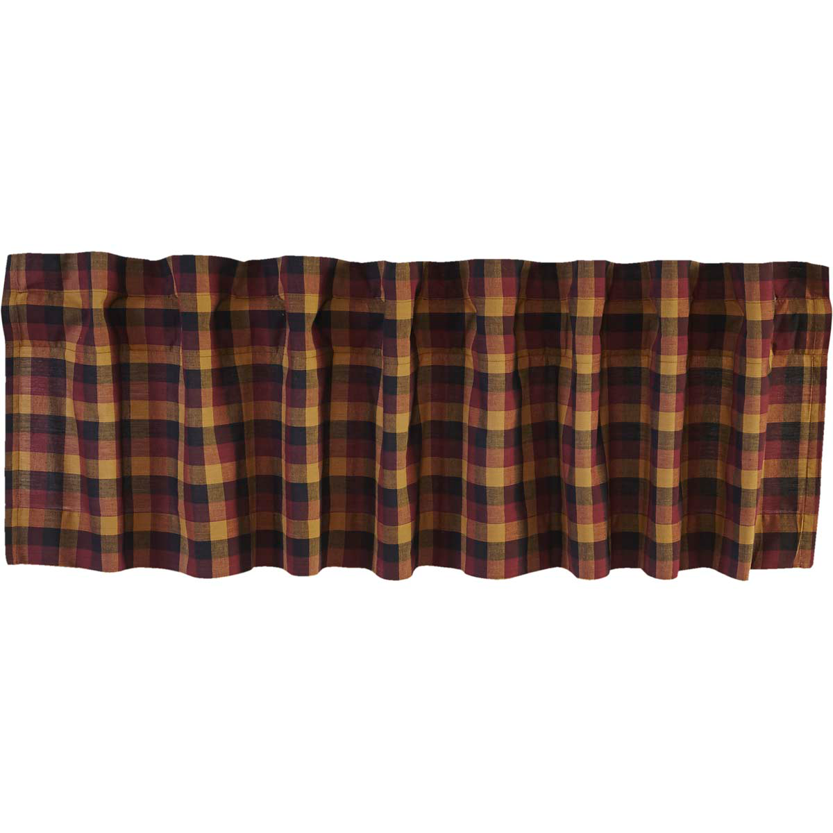 Heritage Farms Primitive Check Valance