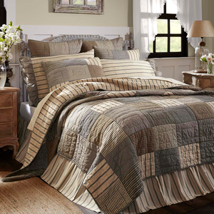 Sawyer Mill Charcoal Quilt (Choose Size)