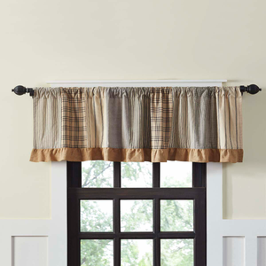 Sawyer Mill Charcoal Patchwork Valance