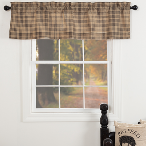 Sawyer Mill Charcoal Plaid Valance