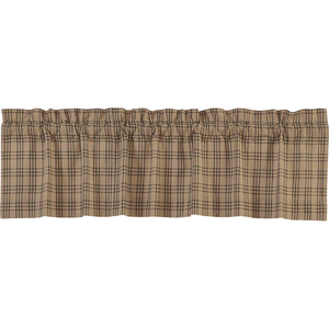 Sawyer Mill Charcoal Plaid Valance