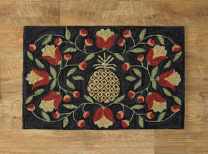 Pineapple Hooked Rug 24x36 by Park Designs - DL Coutnry Barn